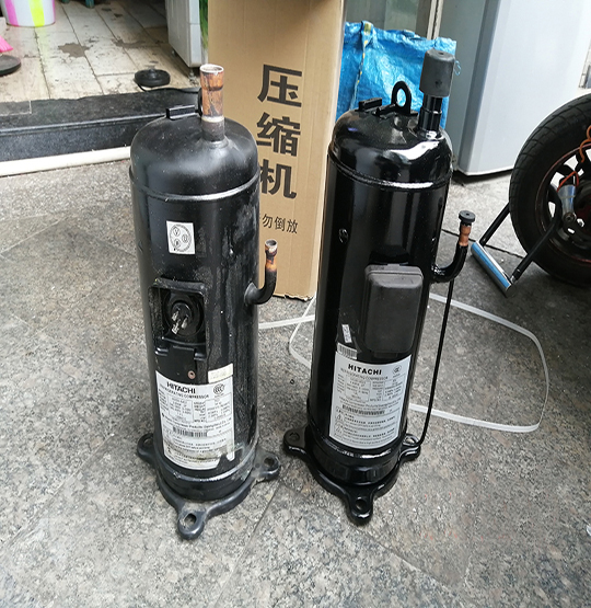 曲阳中央空调压缩机的更换维修